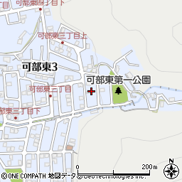 広島県広島市安佐北区可部東3丁目36周辺の地図