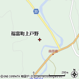 広島県東広島市福富町上戸野2422周辺の地図
