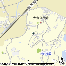 岡山県笠岡市大宜1625-1周辺の地図