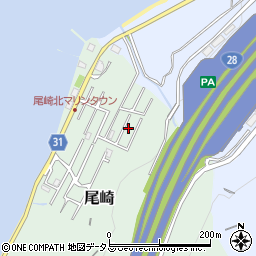 兵庫県淡路市尾崎46-55周辺の地図