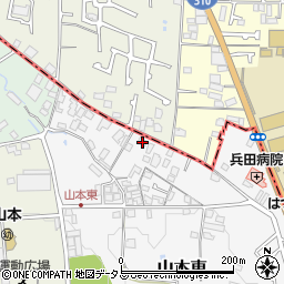大阪府大阪狭山市山本東572周辺の地図