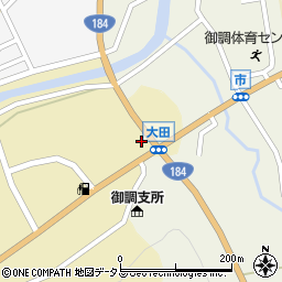 広島県尾道市御調町大田10-1周辺の地図