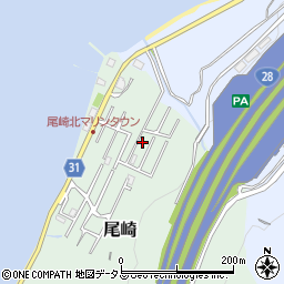 兵庫県淡路市尾崎46-44周辺の地図