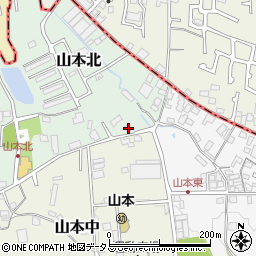 大阪府大阪狭山市山本北1340-1周辺の地図