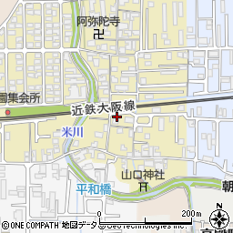 奈良県橿原市山之坊町28-8周辺の地図