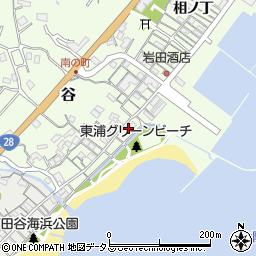 兵庫県淡路市谷12周辺の地図