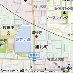 隆妙寺周辺の地図
