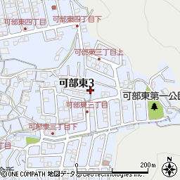 広島県広島市安佐北区可部東3丁目29周辺の地図