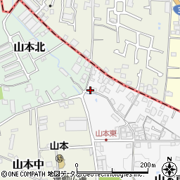 大阪府大阪狭山市山本東605周辺の地図