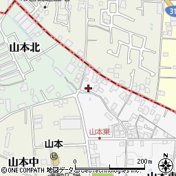 大阪府大阪狭山市山本東602周辺の地図