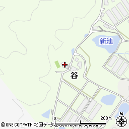 兵庫県淡路市谷198周辺の地図