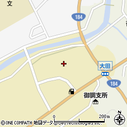 広島県尾道市御調町大田56周辺の地図