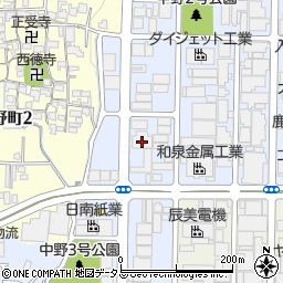 共栄フード富田林第二工場周辺の地図