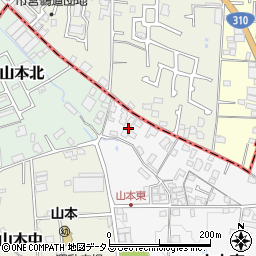 大阪府大阪狭山市山本東599周辺の地図