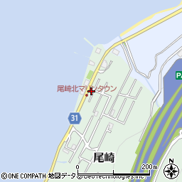 兵庫県淡路市尾崎46-11周辺の地図