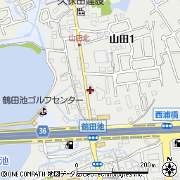 デイサービスつばき堺周辺の地図