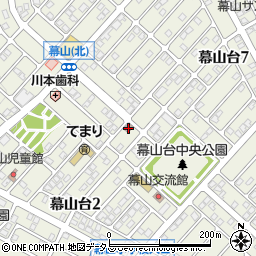 福山幕山郵便局周辺の地図