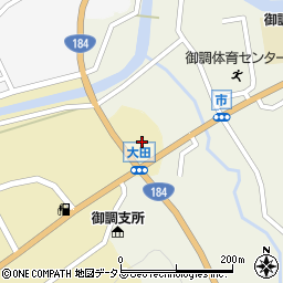 広島県尾道市御調町大田3周辺の地図