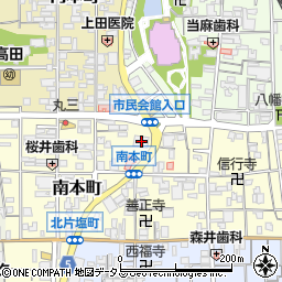 関西みらい銀行高田支店 ＡＴＭ周辺の地図