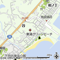 兵庫県淡路市谷21周辺の地図