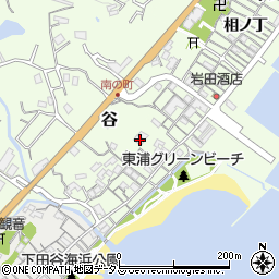 兵庫県淡路市谷21周辺の地図