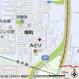 奈良県大和高田市曙町17周辺の地図