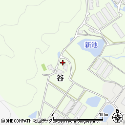 兵庫県淡路市谷206周辺の地図