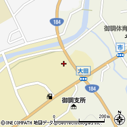 広島県尾道市御調町大田47-1周辺の地図