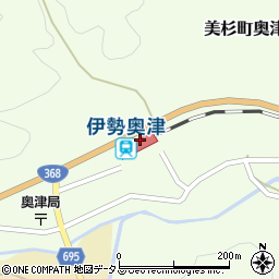 三重県津市周辺の地図