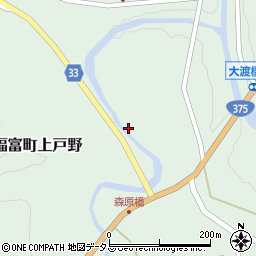 広島県東広島市福富町上戸野3750周辺の地図