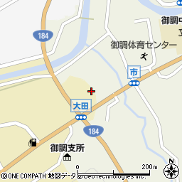 広島県尾道市御調町大田2周辺の地図