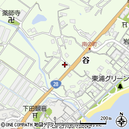 兵庫県淡路市谷416-1周辺の地図