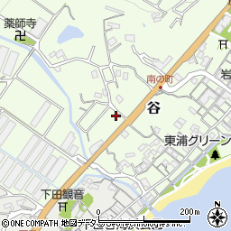 兵庫県淡路市谷416周辺の地図