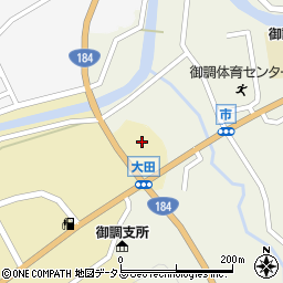 広島県尾道市御調町大田5周辺の地図