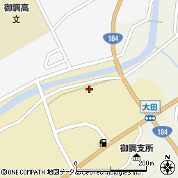 広島県尾道市御調町大田190周辺の地図