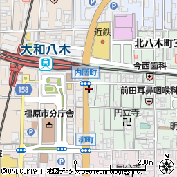 トヨタレンタリース奈良大和八木駅前店周辺の地図