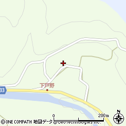 広島県東広島市河内町戸野460-1周辺の地図