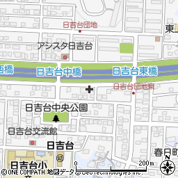 広島県福山市日吉台周辺の地図