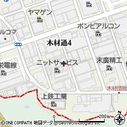 ニットサービス本社・阪南サービスセンター周辺の地図