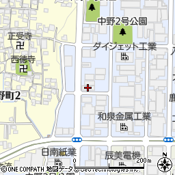 中野町東１角倉庫周辺の地図