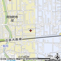 奈良県橿原市山之坊町22-3周辺の地図