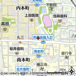 あたりや北店周辺の地図