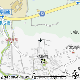 大阪府太子町（南河内郡）葉室周辺の地図