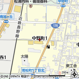 〒584-0021 大阪府富田林市中野町の地図