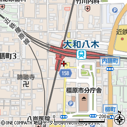 焼肉の和民 大和八木南口駅前店周辺の地図