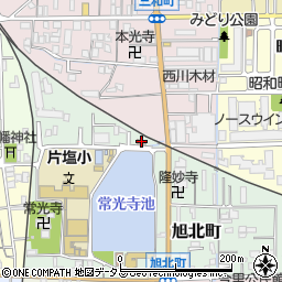 大和高田旭北郵便局 ＡＴＭ周辺の地図