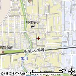 奈良県橿原市山之坊町35周辺の地図
