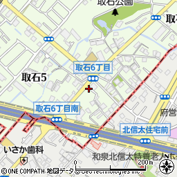 辰巳医専株式会社　泉南営業所周辺の地図