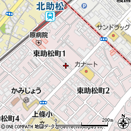 東助松長寿園周辺の地図