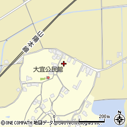 岡山県笠岡市大宜1574-1周辺の地図